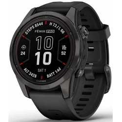 Умные часы Garmin Fenix 7X Pro, Sapphire Solar Black Band 0100277811