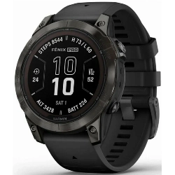 Умные часы Garmin Fenix 7 Pro Sapphire Solar, 47 мм, 0100277711, Black