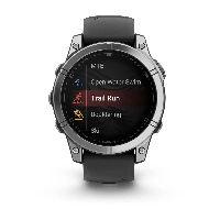 Умные часы Garmin Fenix E AMOLED, 47 mm, 0100302500, Black/Gray