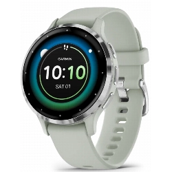 Умные часы Garmin Venu 3S silver stainless, Sage Grey