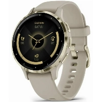 Умные часы Garmin VENU 3S, Soft Gold Stainless Steel Bezel with French Gray