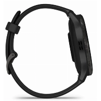 Умные часы Garmin VENU 3S, Slate stainless Silicone Band, 0100278401, Black/Gray