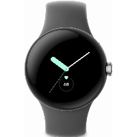 Смарт-часы Google Pixel Watch 41 мм, GPS,  Charcoal, Silver, серебристый