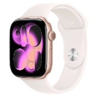 Apple Watch Series 11 42 мм, S/M 130-200 мм, Rose Gold Aluminum Case, Light Blush Sport Band