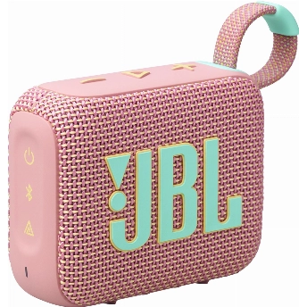 Портативная акустика JBL Go 4, Pink, розовый