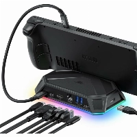 Док-станция JSAUX 8-Port RGB (HB0801), черный