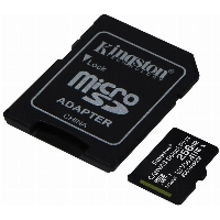 Карта памяти Kingston Canvas Select Plus microSDXC 256 ГБ, SDCS2/256Gb