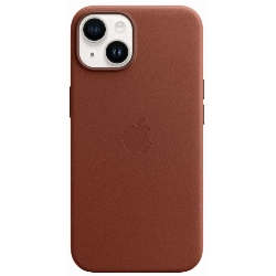 Чехол Apple для iPhone 14 Plus Leather MagSafe, Umber