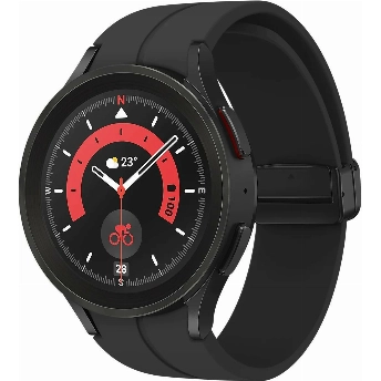 Часы Samsung Galaxy Watch 5 Pro 45mm, Black titanium, черный титан