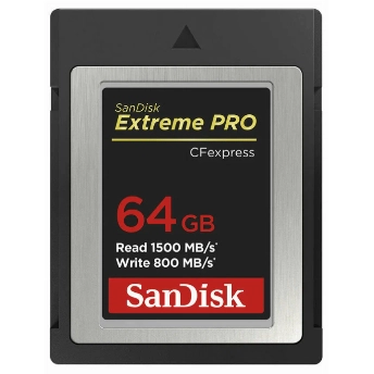 Карта памяти SanDisk CFexpress Type B 64 ГБ, SDCFE-064G-GN4NN