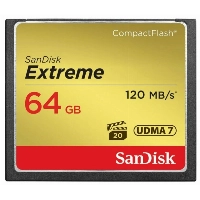 Карта памяти SanDisk Extreme Pro Compact Flash 64 ГБ, SDCFXSB-064G-G46