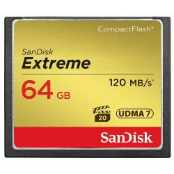 Карта памяти SanDisk Extreme Pro Compact Flash 64 ГБ, SDCFXSB-064G-G46