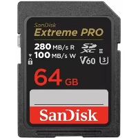 Карта памяти SanDisk Extreme Pro 64 ГБ, UHS-II, SDSDXDK-064G-GN4IN