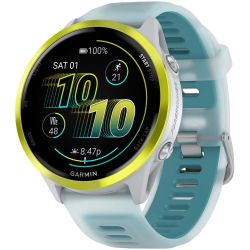 Умные часы Garmin Forerunner 570, 47 мм, Amp Yellow/Translucent Whitestone/ Turquoise (010-02971-01)