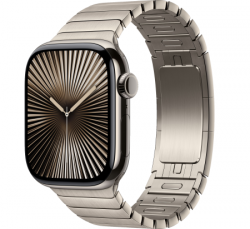 Apple Watch Series 10 46 мм, Natural Titanium Case, Natural Link Bracelet