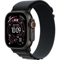 Apple Watch Ultra 3 49mm Black Titanium Black Alpine Loop, L
