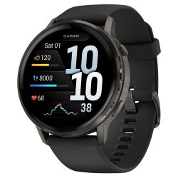 Умные часы Garmin Venu 4, 45 мм Slate/Black (010-03014-00)