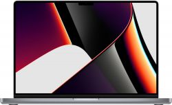 Ноутбук Apple MacBook Pro 16" (M1 Pro 10C, 16C) MK183RU/A, 16/512 GB, Grey, серый